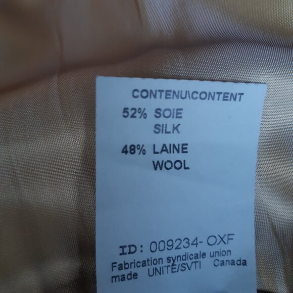 ARNOLD BRANT SZ 40R Plaid Men's Sport Jacket Beige - Picture 11 of 14